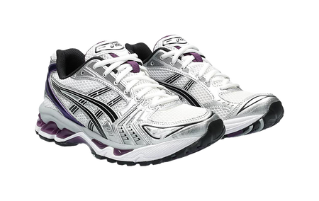 ASICS Gel Kayano 14 White Dark Grape Womens  vjsneaker.com