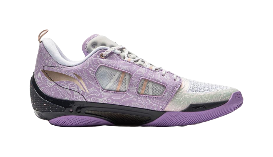 Li-Ning Way of Wade 808 4 Ultra "White Purple" - Basketball Shoes Men's White Purple
