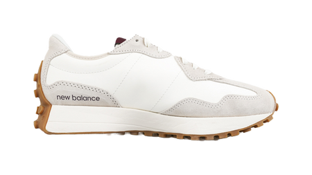 New Balance 327 White Dark Red Womens  vjsneaker.com