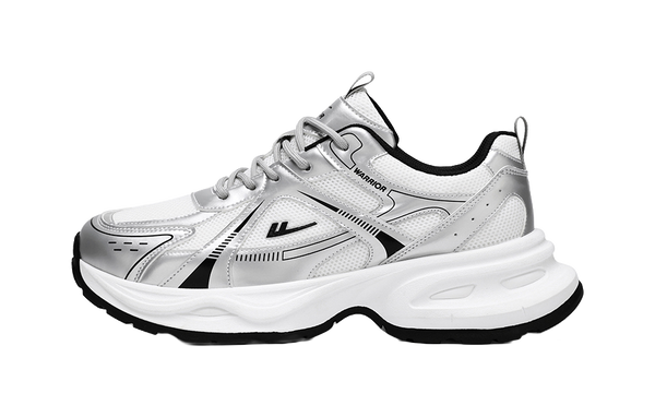 Warrior Abrasion Resistant Lightweight Height Increasing Low top Chunky Sneakers Unisex 