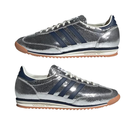 Adidas Wmns SL72 Og Silver Metallic Collegiate Navy  vjsneaker.com