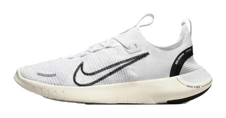 Nike Free Rn Nn Road Running Shoes White Coconut Milk Photon Dust Black Womens  vjsneaker.com