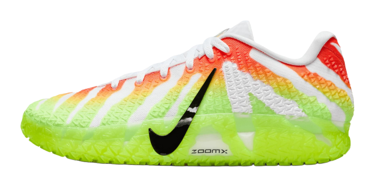 Nike Ja Morant 3 Basketball Shoes Mens White Yellow Orange  VJSNEAKER