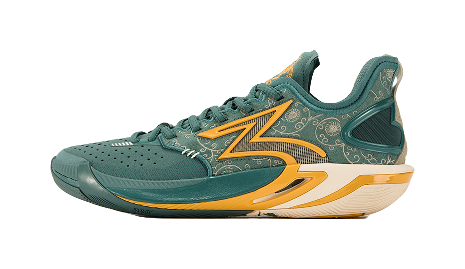 361° BIG3 6.0 Pro Abrasion Resistant Breathable Low top Basketball Shoes Mens Dark Pine Green  VJSNEAKER