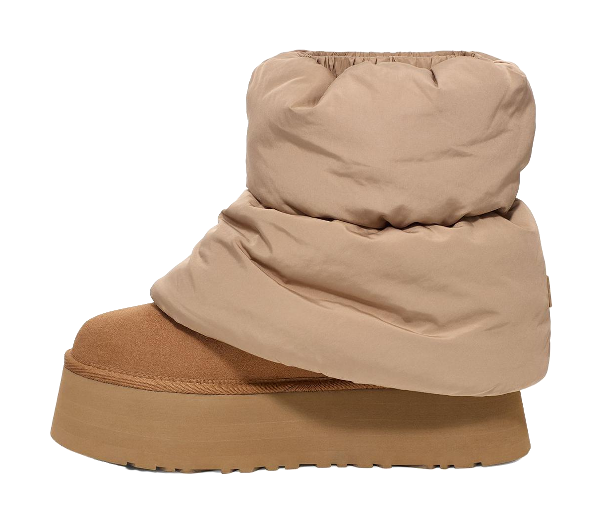 UGG Classic Mini Dipper Puffer Boot Amphora Chestnut Womens  VJSNEAKER