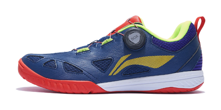Li-Ning Mage ESS "Blue Purple Yellow" APTT001-5 - Table Tennis Shoe Unisex Blue Purple Yellow