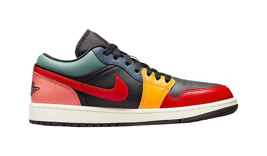 Air Jordan 1 Low Se Black Multi Color Womens  vjsneaker.com