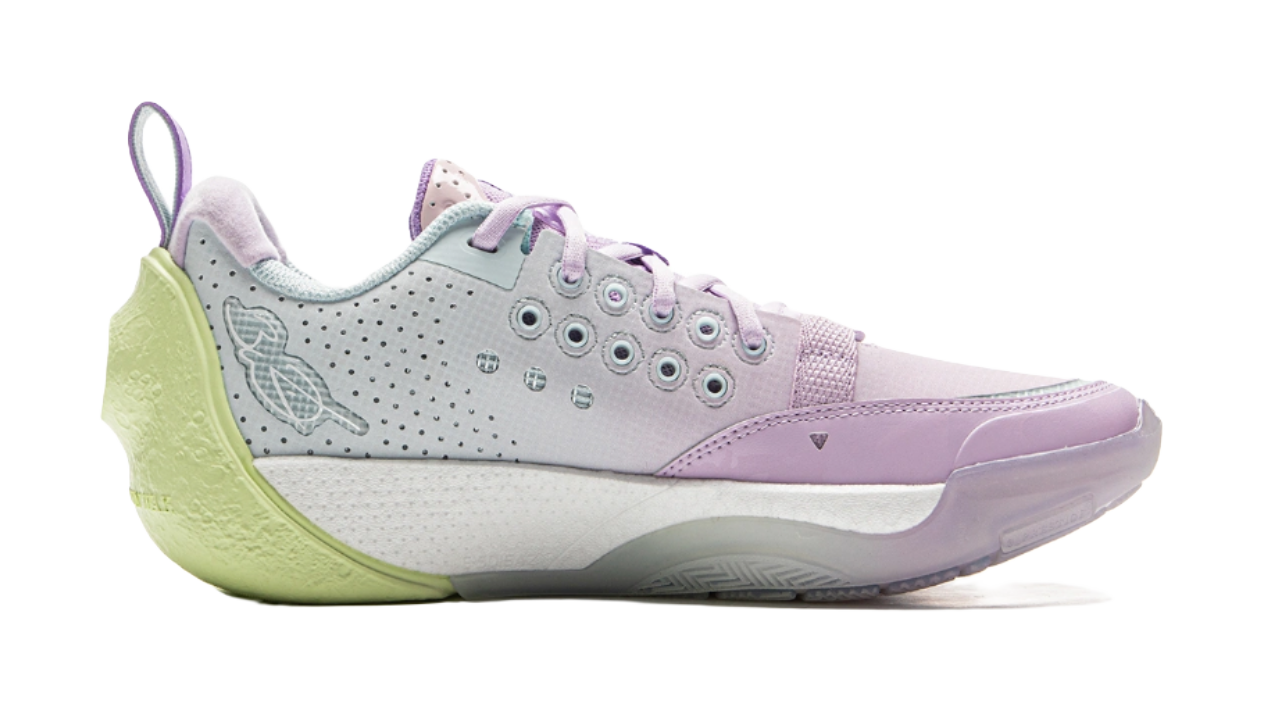 Li Ning Children's Basketball City 13 Comfortable, Versatile, Wear resistant, Low cut Children's Basketball Shoes Purple Unisex  VJSNEAKER