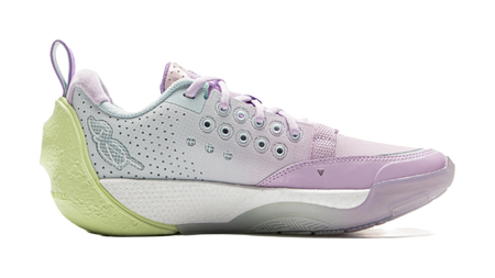 Li Ning Children's Basketball City 13 Comfortable, Versatile, Wear resistant, Low cut Children's Basketball Shoes Purple Unisex  VJSNEAKER