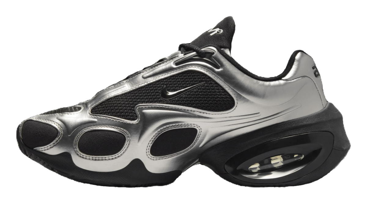 Nike Air Max Muse Black Metallic Silver Womens  vjsneaker.com