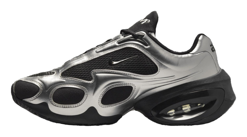 Nike Air Max Muse Black Metallic Silver Womens  vjsneaker.com