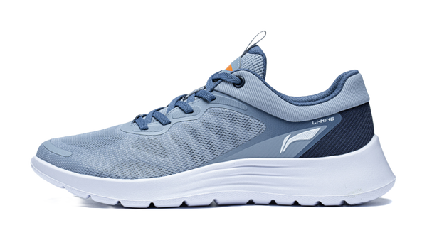 LiNing Feather Shock Absorbers Slip Resistant Abrasion Resistant Low top Running Shoes Men's Blue 