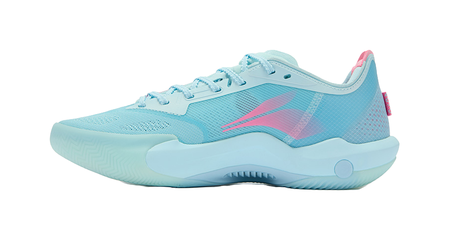 361 ° Crazy Racing 2Pro Reverse Comfortable Practical Professional Training Shock Absorbent Wear resistant Anti slip Low cut Basketball Shoes Male and Female Same Blue Pink Mandarin Duck  vjsneaker.com