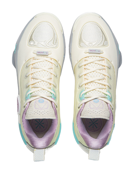 Li Ning WOW12 Low top Basketball Shoes Unisex Ecru  vjsneaker.com