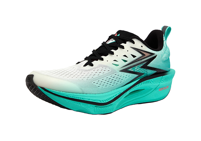 361° Flame 3 ET Shock Absorbers Slip Resistant Abrasion Resistant Breathable Low top Running Shoes Unisex Glass Blue 