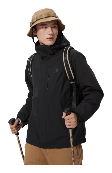 CAMEL All weather Windbreaker Jacket Mens  vjsneaker.com