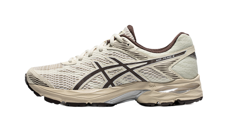 Asics Gel Flux 4 Cream Brown Womens  VJSNEAKER