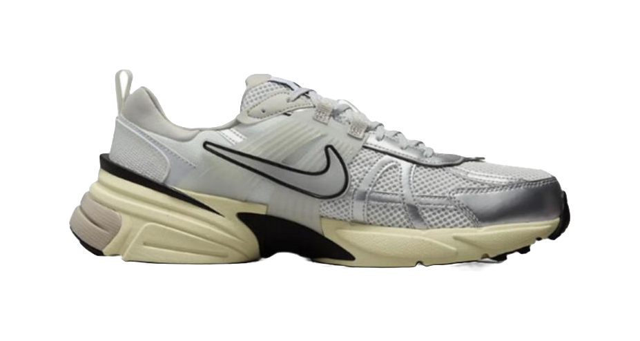 Nike V2K Run Summit White Metallic Silver  vjsneaker.com
