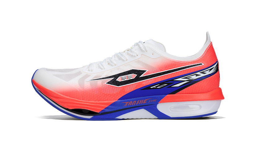 Tansher Dark Horse 4.0 "White Red" TS-9535 - Carbon Plate Running Shoe Unisex White Red