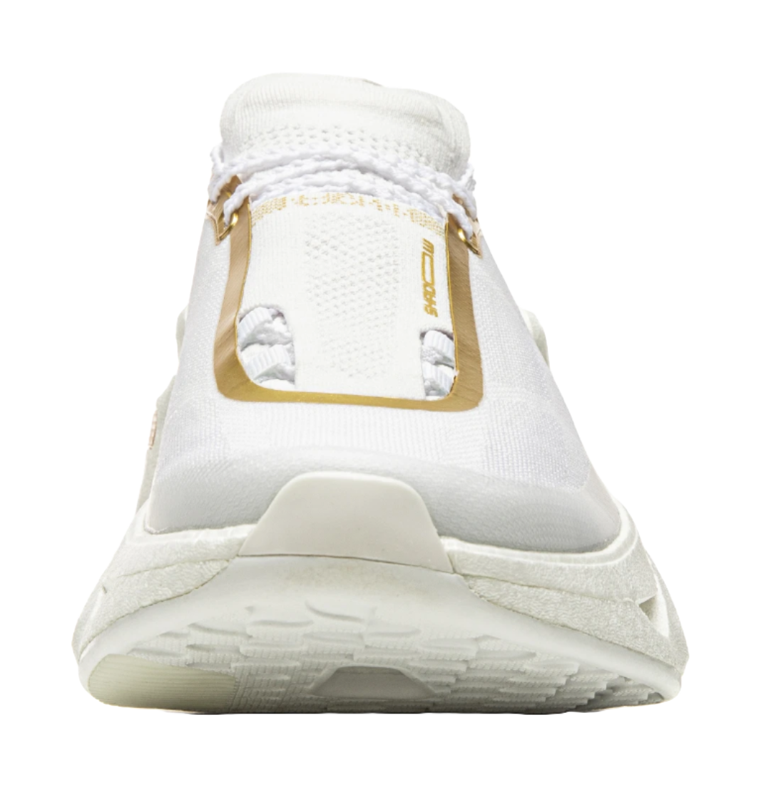 Li Ning Shadow 3.0 Cushioning Rebound Low top Running Shoes Unisex White Gold  VJsneaker