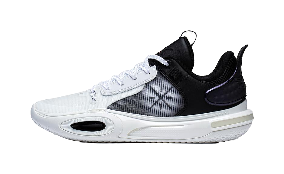 LiNing All City 11 Shock Absorbers Slip Resistant Abrasion Resistant Low top Basketball Shoes Mens White Black  VJSNEAKER