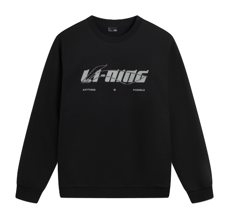 Li Ning Sports Life Collection Sweatshirt Unisex Black  VJSNEAKER