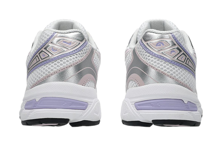 ASICS Gel 1130 Synthetic Leather Cushioning Support Low top Kids Running Shoes White Silver Teenagers  vjsneaker.com