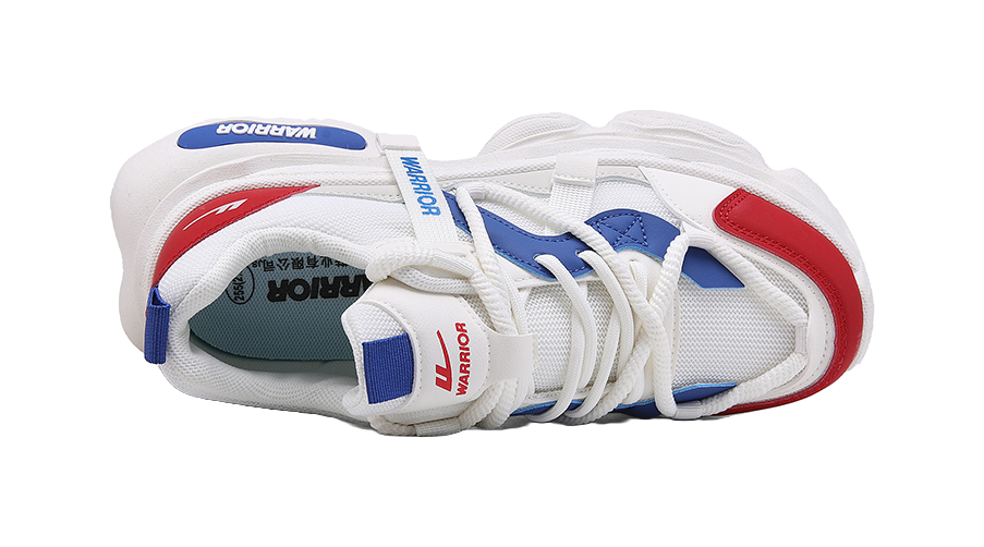 Warrior Breathable And Lightweight Low top Chunky Sneakers Mens  vjsneaker.com