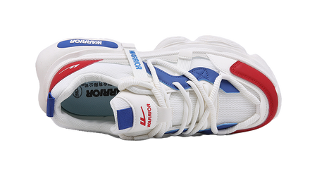 Warrior Breathable And Lightweight Low top Chunky Sneakers Mens  vjsneaker.com