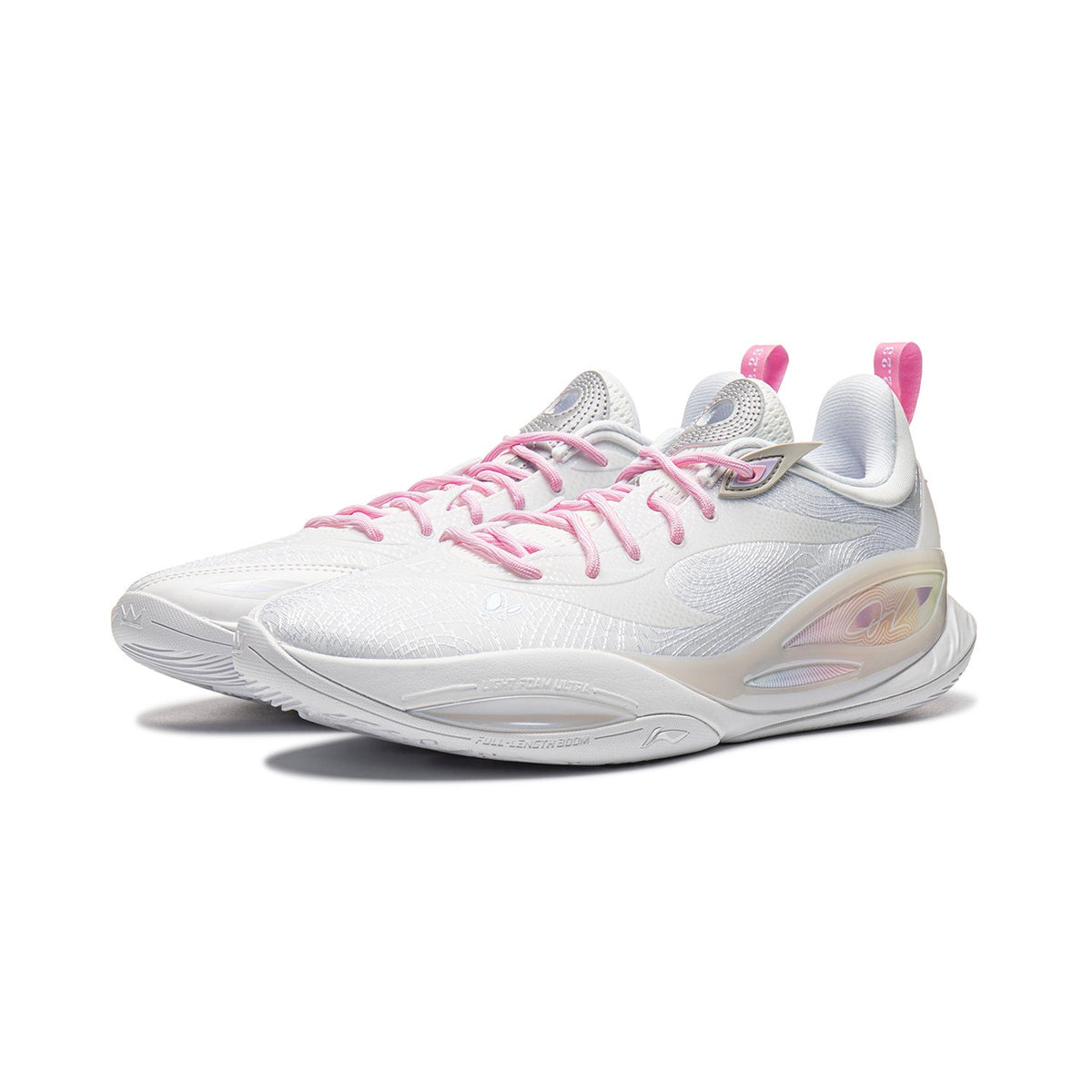 Li-Ning DLO 2 "Pisces" ABPW013 - Basketball Shoe Men Pink/White  vjsneaker.com