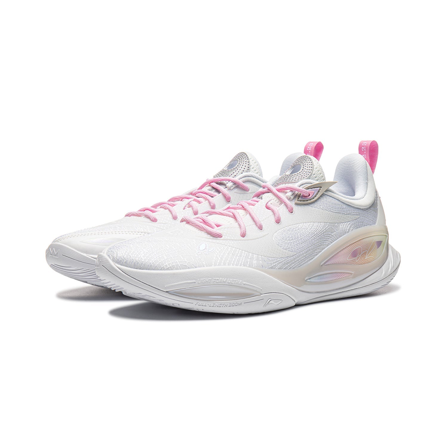 Li-Ning DLO 2 "Pisces" ABPW013 - Basketball Shoe Men Pink/White  vjsneaker.com