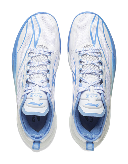 LiNing Cushioning, Slip Resistant, Abrasion Resistant, Rebound Grip Low Top Basketball Shoes Mens Standard White  VJSNEAKER