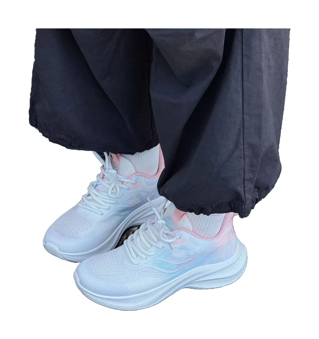 WARRIOR Running Shoes Women's Low top Beige/Pink 