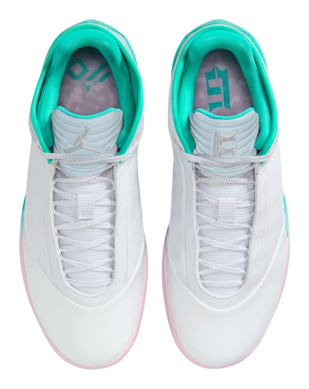 Jordan Air Jordan 40 Rebound Low top Vintage Basketball Shoes Mens White Green  vjsneaker.com