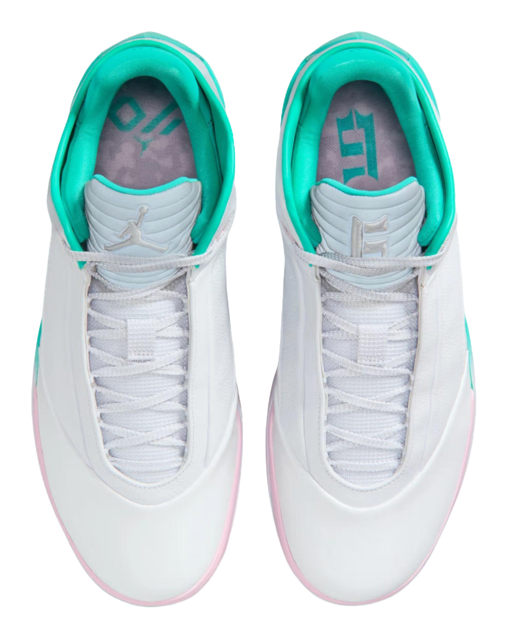 Jordan Air Jordan 40 Rebound Low top Vintage Basketball Shoes Mens White Green  vjsneaker.com