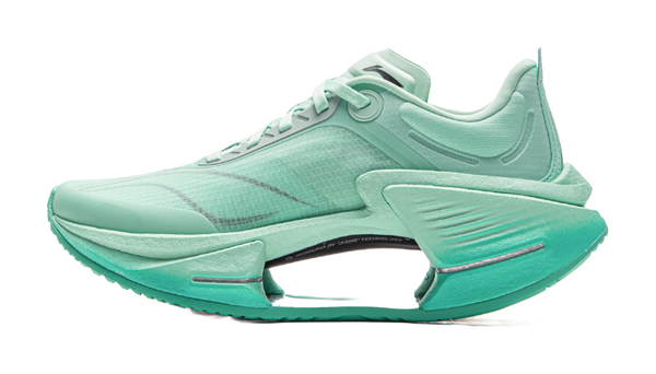 LiNing Shadow 3 ESSENTIAL Cushioning, Breathable, Supportive, Rebound Low top Running Shoes Women's Aqua Green 