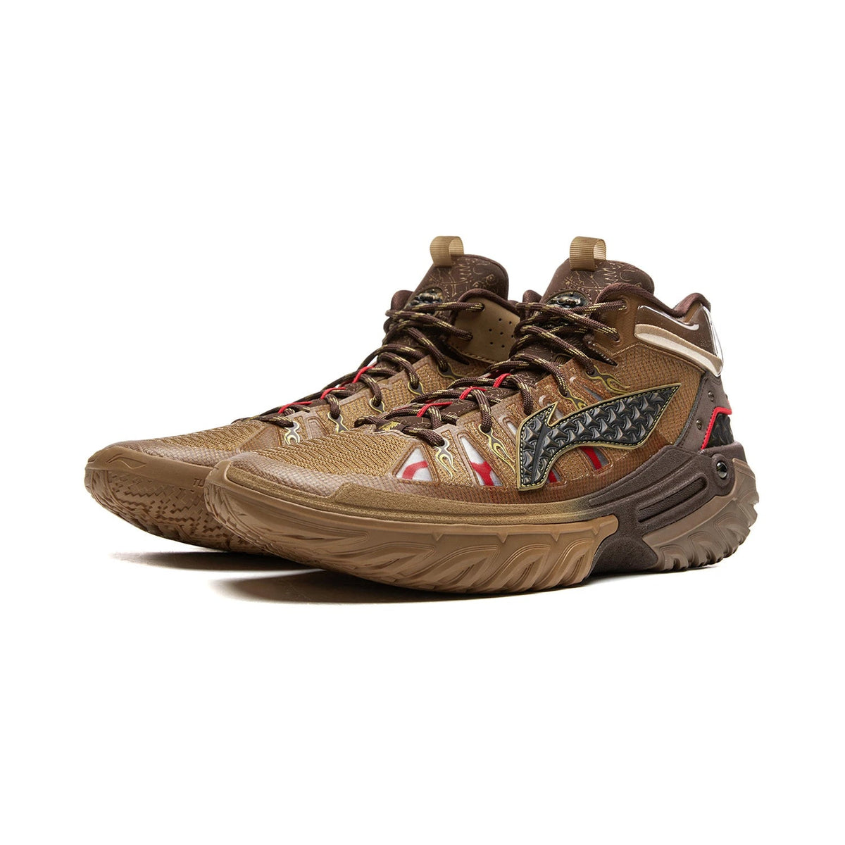 Li-Ning Jie Ao 2 High "Xuan Guang" ABFV059-1 - Basketball Shoes Men Green Black