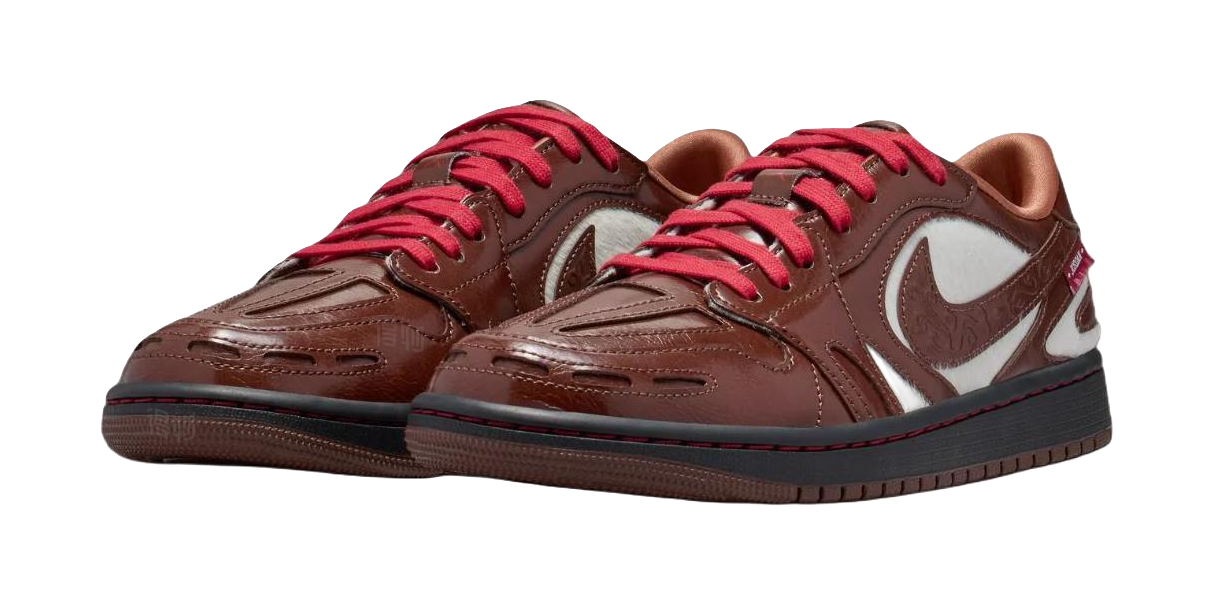 Jordan Air Jordan 1 Low top Vintage Basketball Shoes Unisex Brown  vjsneaker.com