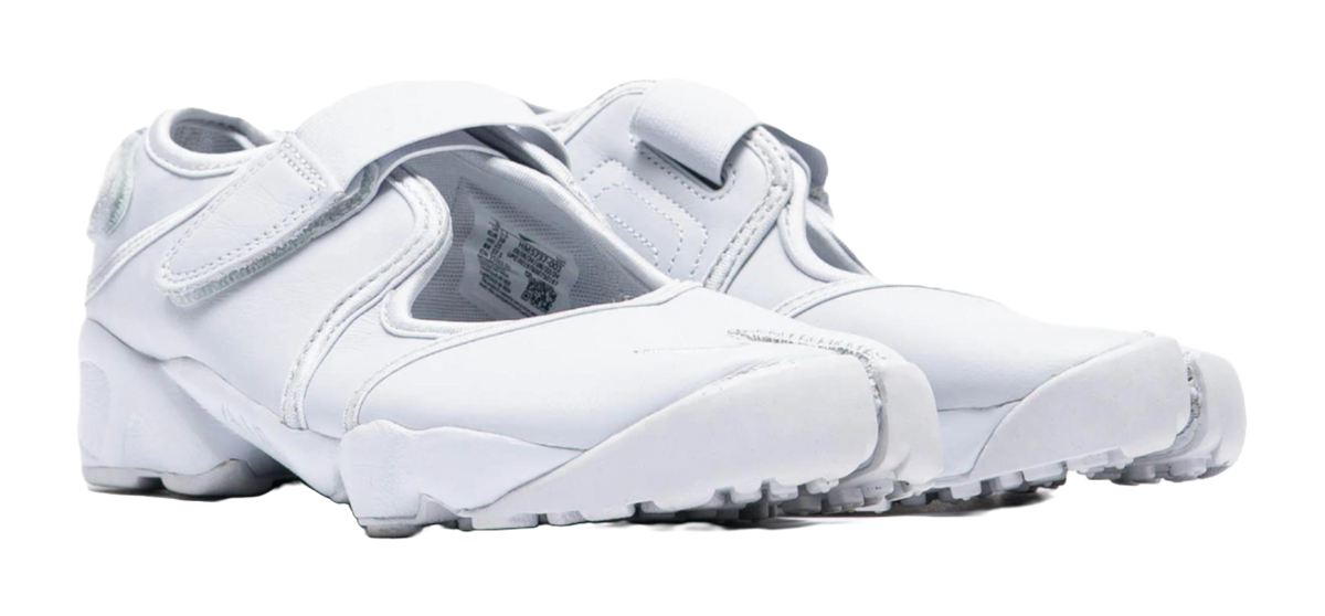 Nike Air Rift Abrasion Resistant Low top Casual Shoes Womens White  vjsneaker.com