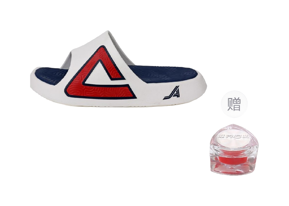 PEAK Taichi Slippers Slide Slippers Unisex Beige White Navy Blue