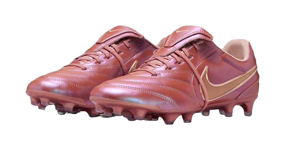 Nike Tiempo Ligera Soccer Shoes Unisex Metal Red Copper  vjsneaker.com