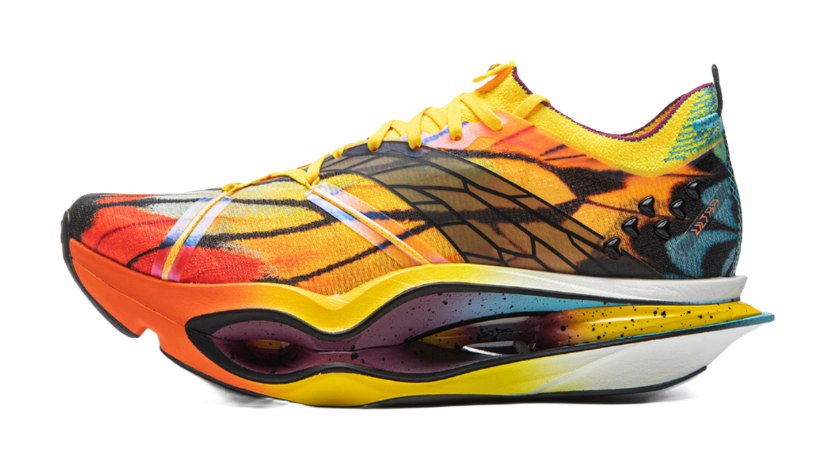 Li-Ning Feidian 6 ULTRA 'Butterfly' - Running Shoes Unisex Mango Yellow Fluorescent Mango Yellow