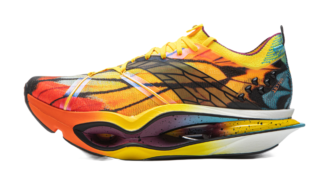 Li-Ning Feidian 6 ULTRA 'Butterfly' - Running Shoes Unisex Mango Yellow Fluorescent Mango Yellow