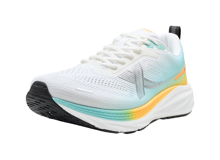 XTEP Slip-Resistant Breathable Lightweight Low-Top Training Running Shoes Men's White Cyan 