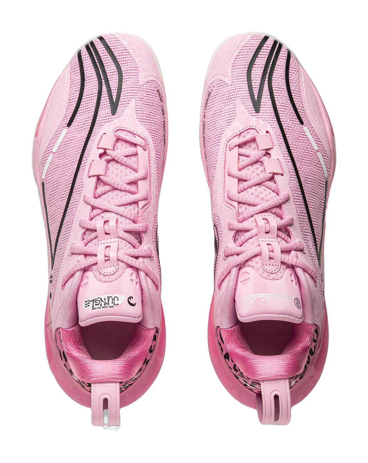 LiNing Flash Strike 11 Low top Basketball Shoes Mens Diamond Pink  VJSNEAKER