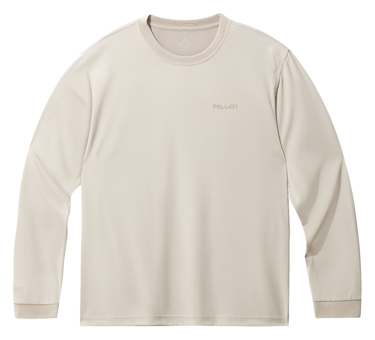 Boxi and PELLIOT outdoor quick drying Polartec power dry, sweat absorbing, breathable, quick drying, casual sports base, comfortable and versatile interior, autumn top, hoodie, round neck, couple's T-shirt, unisex  vjsneaker.com