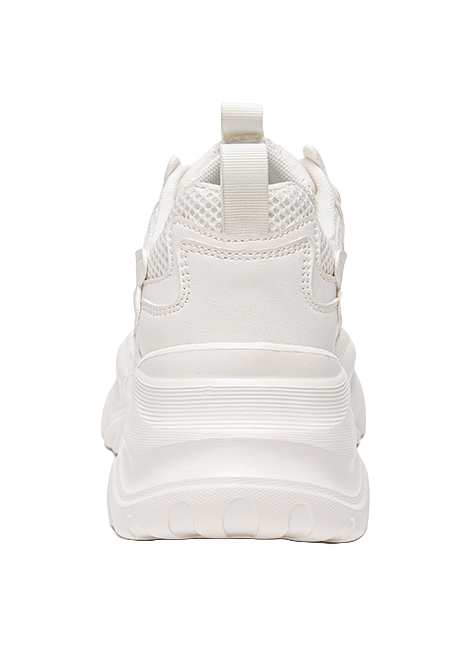 Warrior Abrasion Resistant, Breathable, Lightweight, Height Increasing Low top Chunky Sneakers Women's Beige 