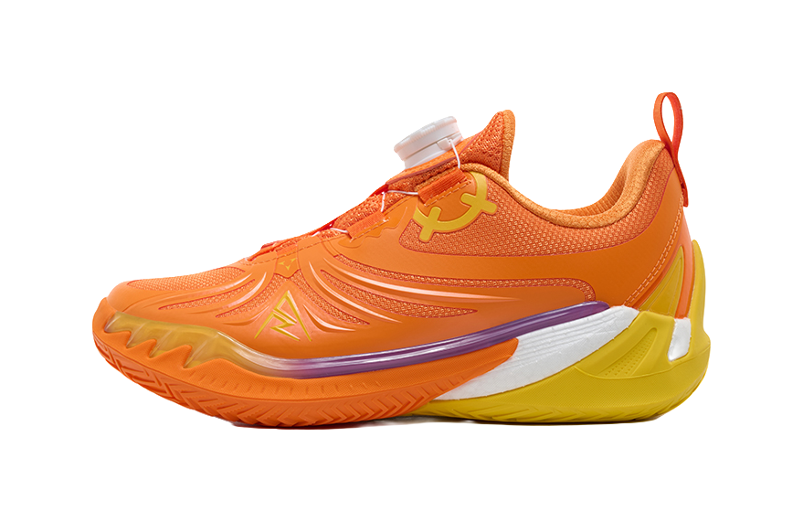 RigoreR Reeves series, Reeves third-generation AR3 sunset color matching, student training practical sports shoes, shock-absorbing, wear-resistant, anti slip, low top children's basketball shoes, children's version  VJSNEAKER