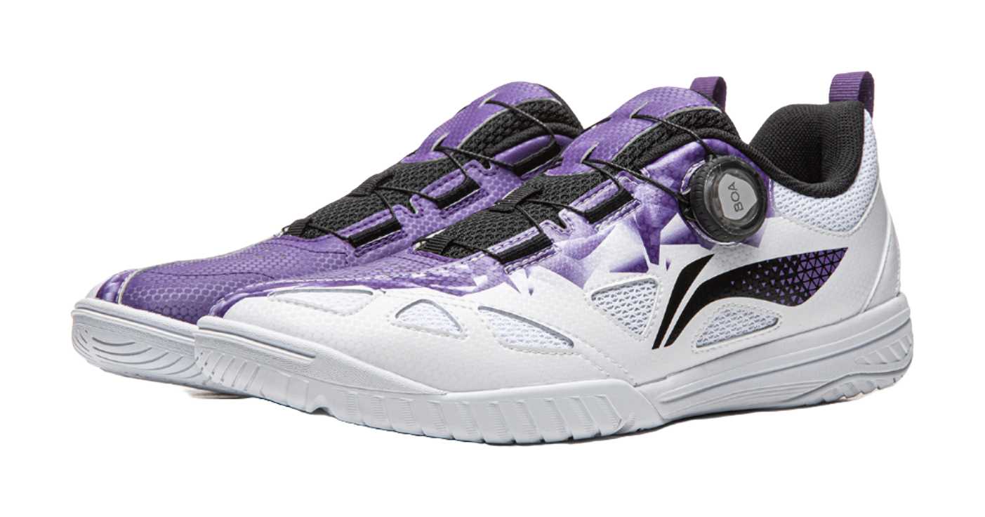 Li-Ning Mage ESS "White/Purple" APPU021-9 - Table Tennis Shoe Unisex White