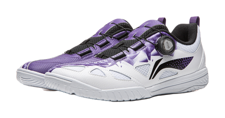 Li-Ning Mage ESS "White/Purple" APPU021-9 - Table Tennis Shoe Unisex White